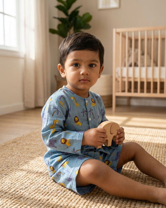 Animal Kingdom Shorts Set
