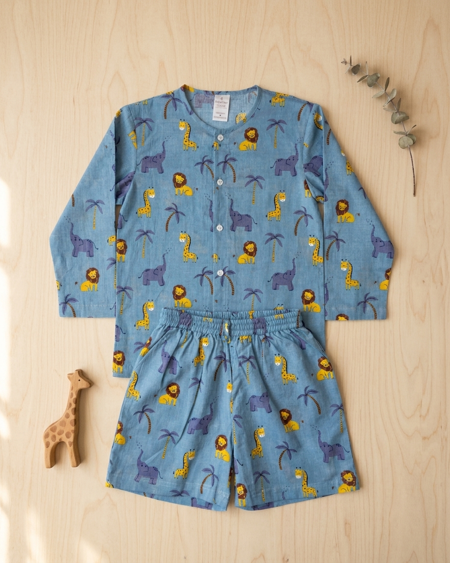 Animal Kingdom Shorts Set