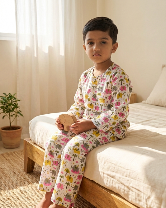 Elephant Party Pyjama Set