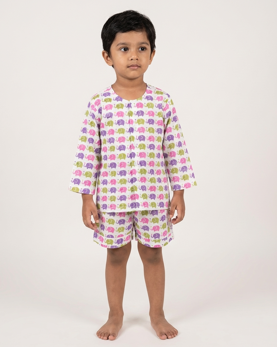 Elephant Party Short Set
