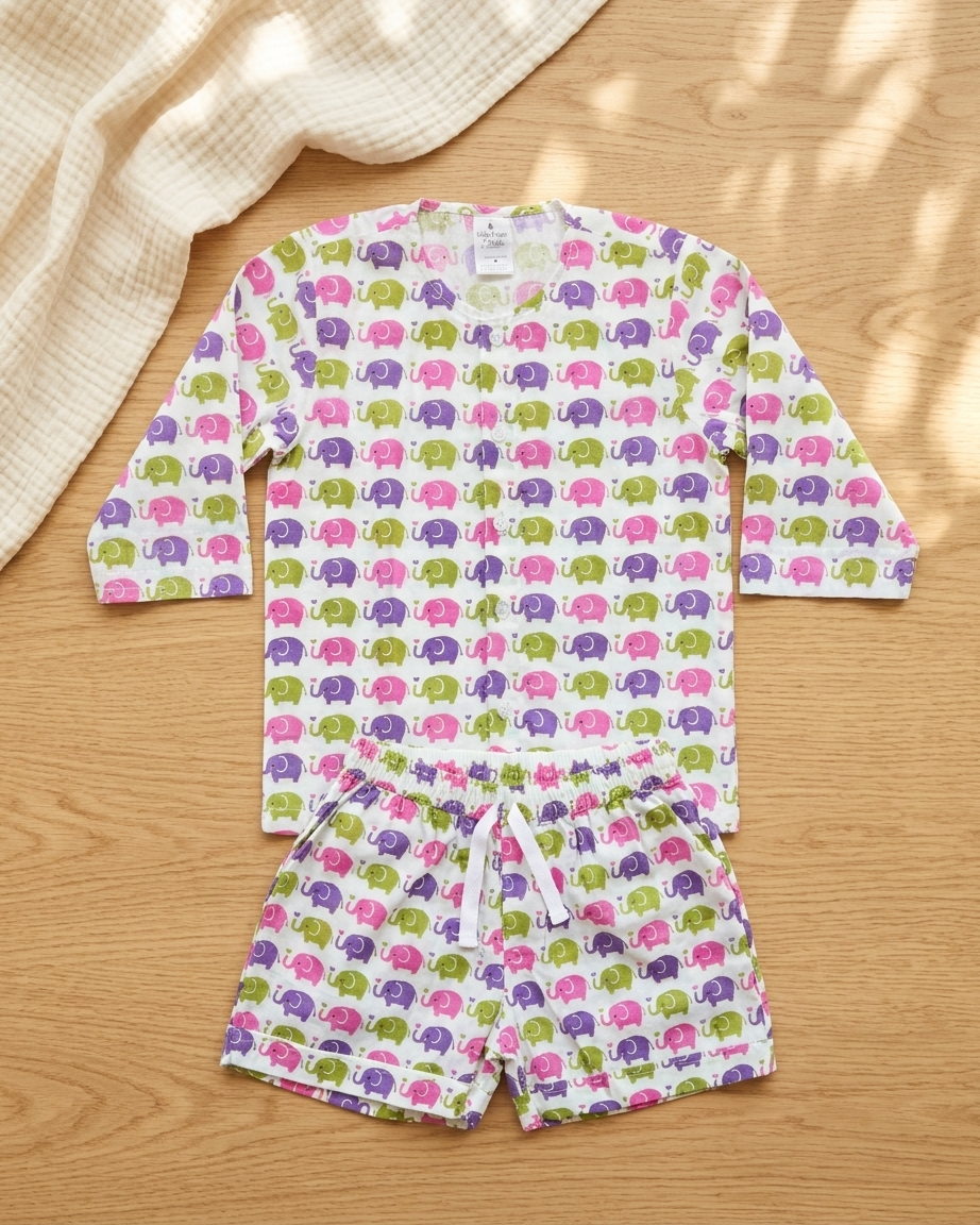 Elephant Party Short Set