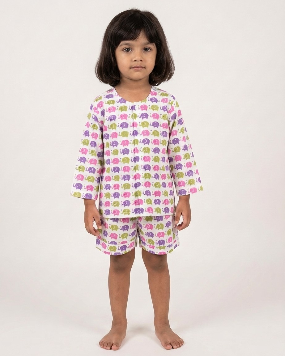 Elephant Party Short Set
