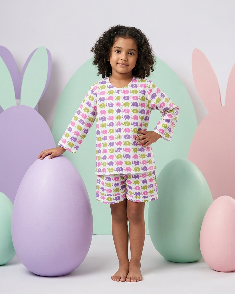 Elephant Party Short Set