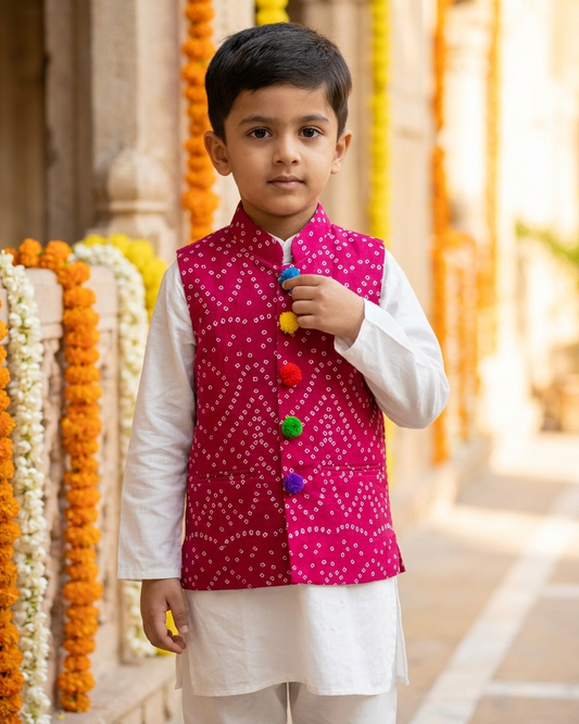 Rangrez Jacket Kurta Set
