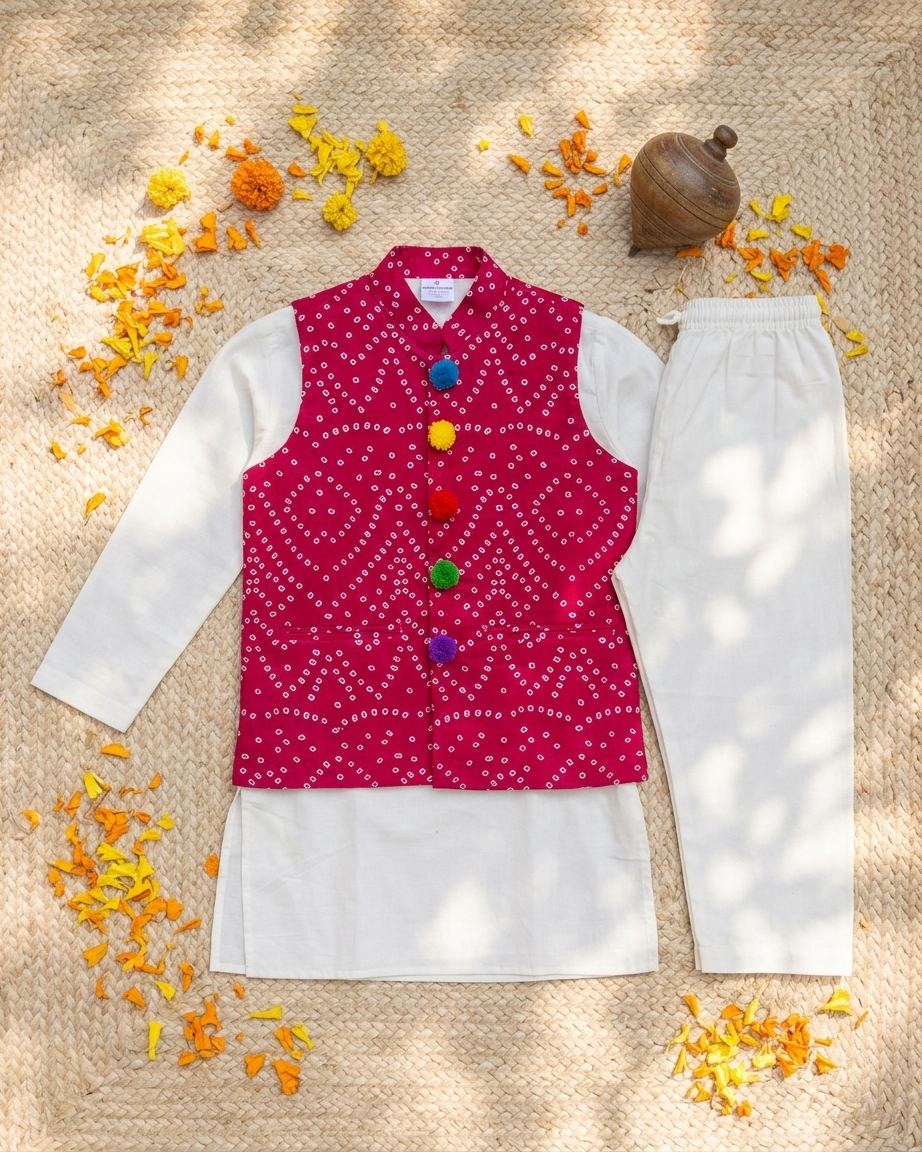 Rangrez Jacket Kurta Set