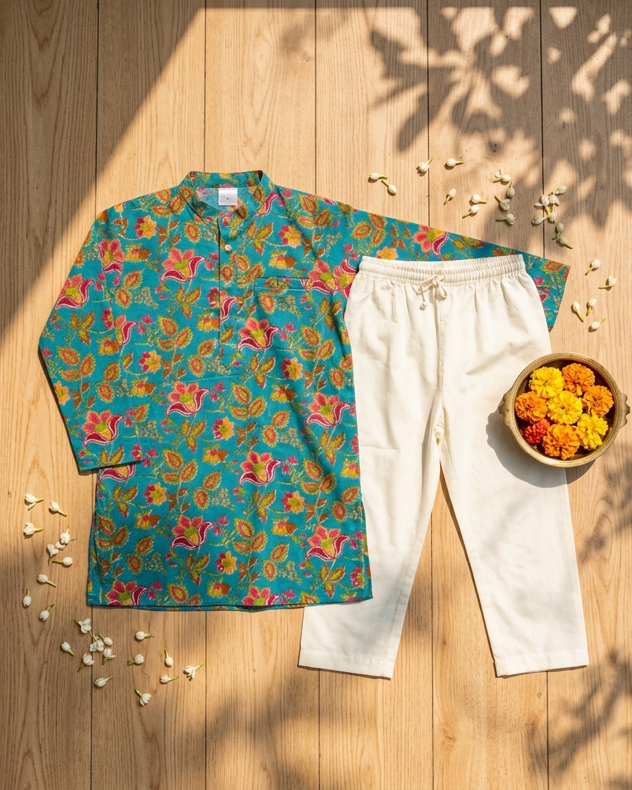 Nirmal Kurta Pyjama Set