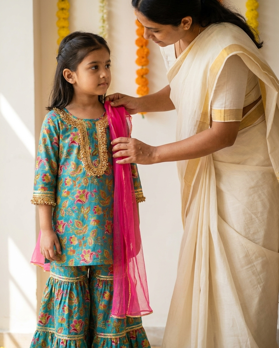 Nirmal Sharara Set