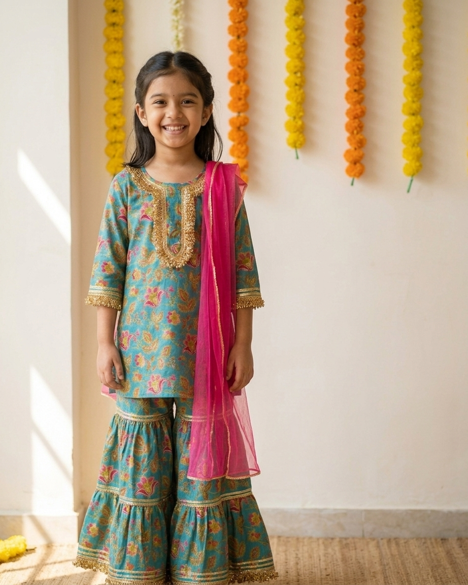 Nirmal Sharara Set