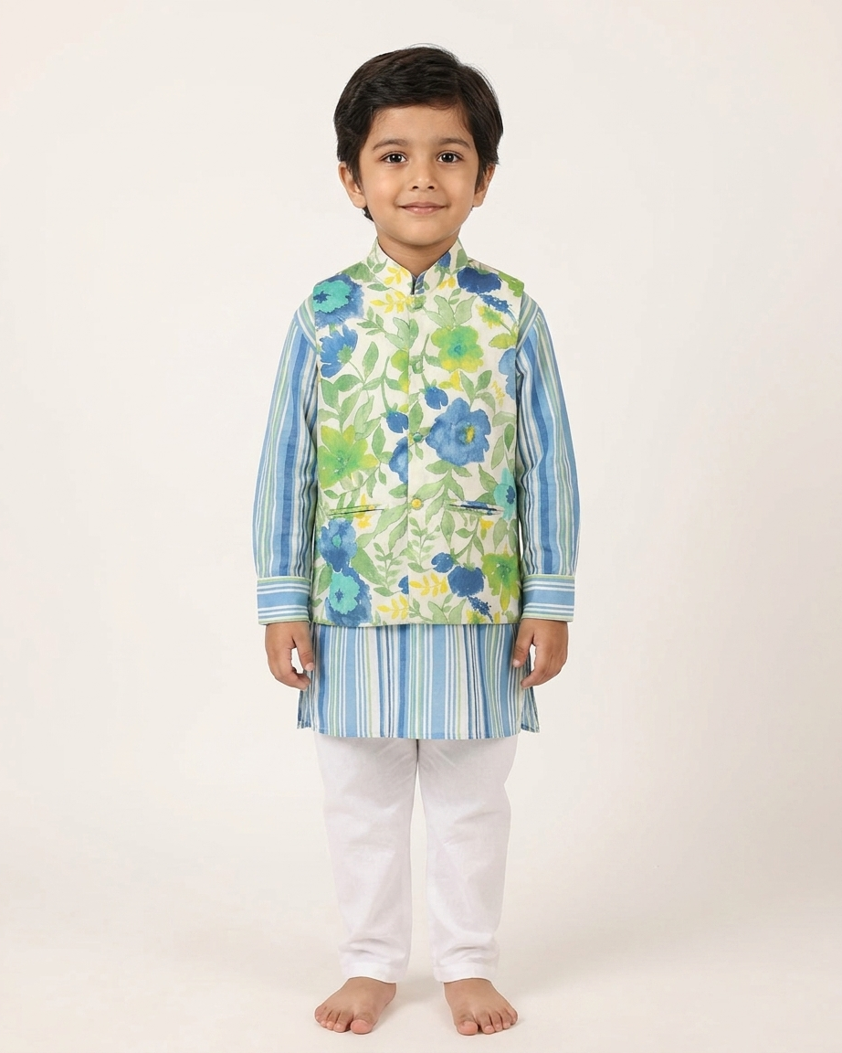 Alankar Jacket Kurta Set