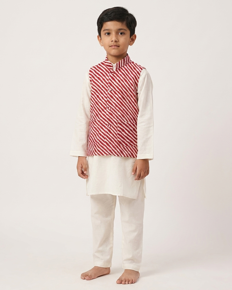 Majama Jacket Kurta Set