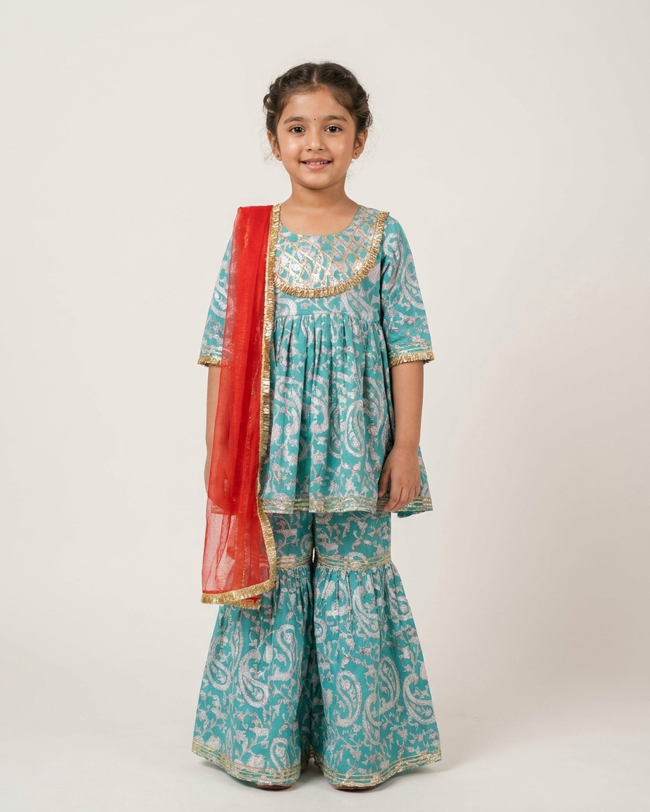 Dilshaad Sharara Set