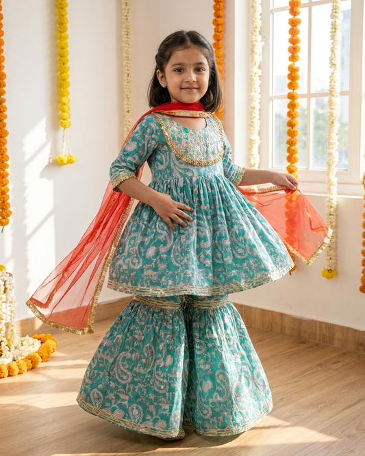 Dilshaad Sharara Set