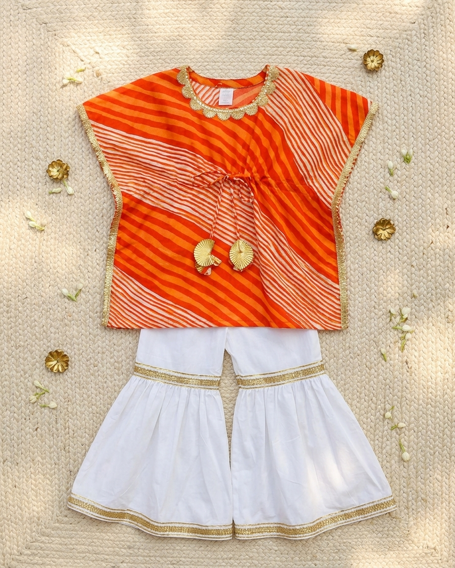 Jashn Kaftan Sharara Set