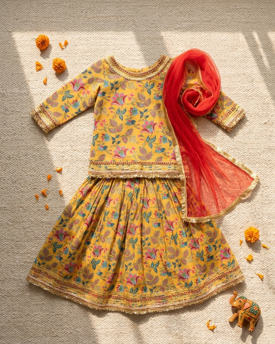 Badhaai Gharara Set