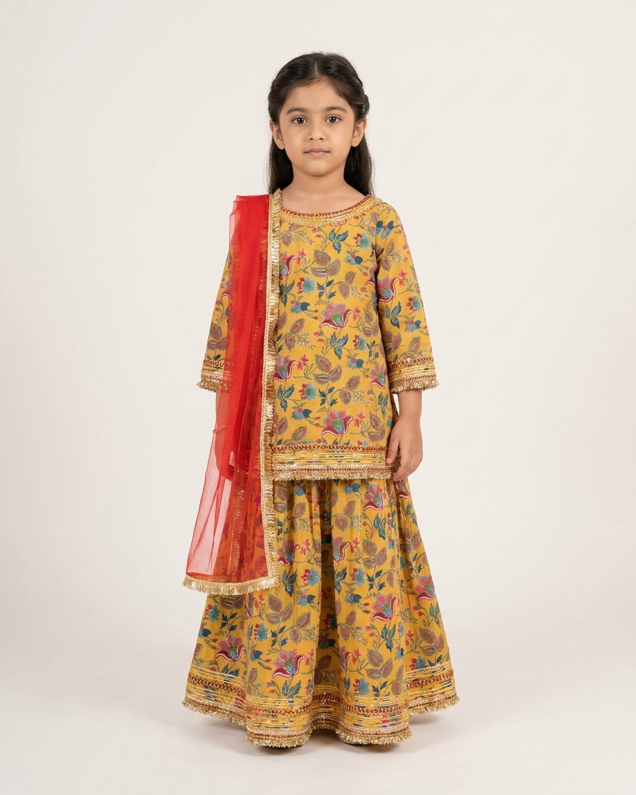 Badhaai Gharara Set