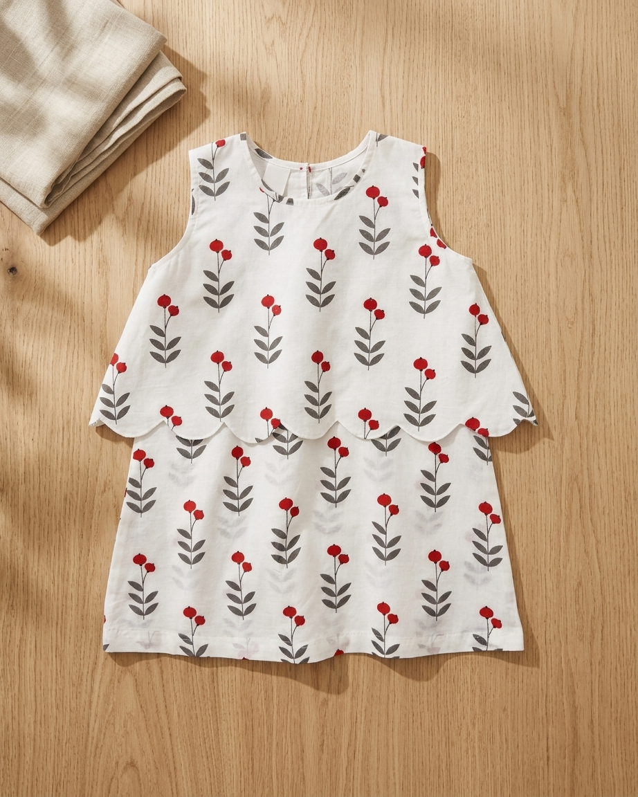 Cherry Cape Dress