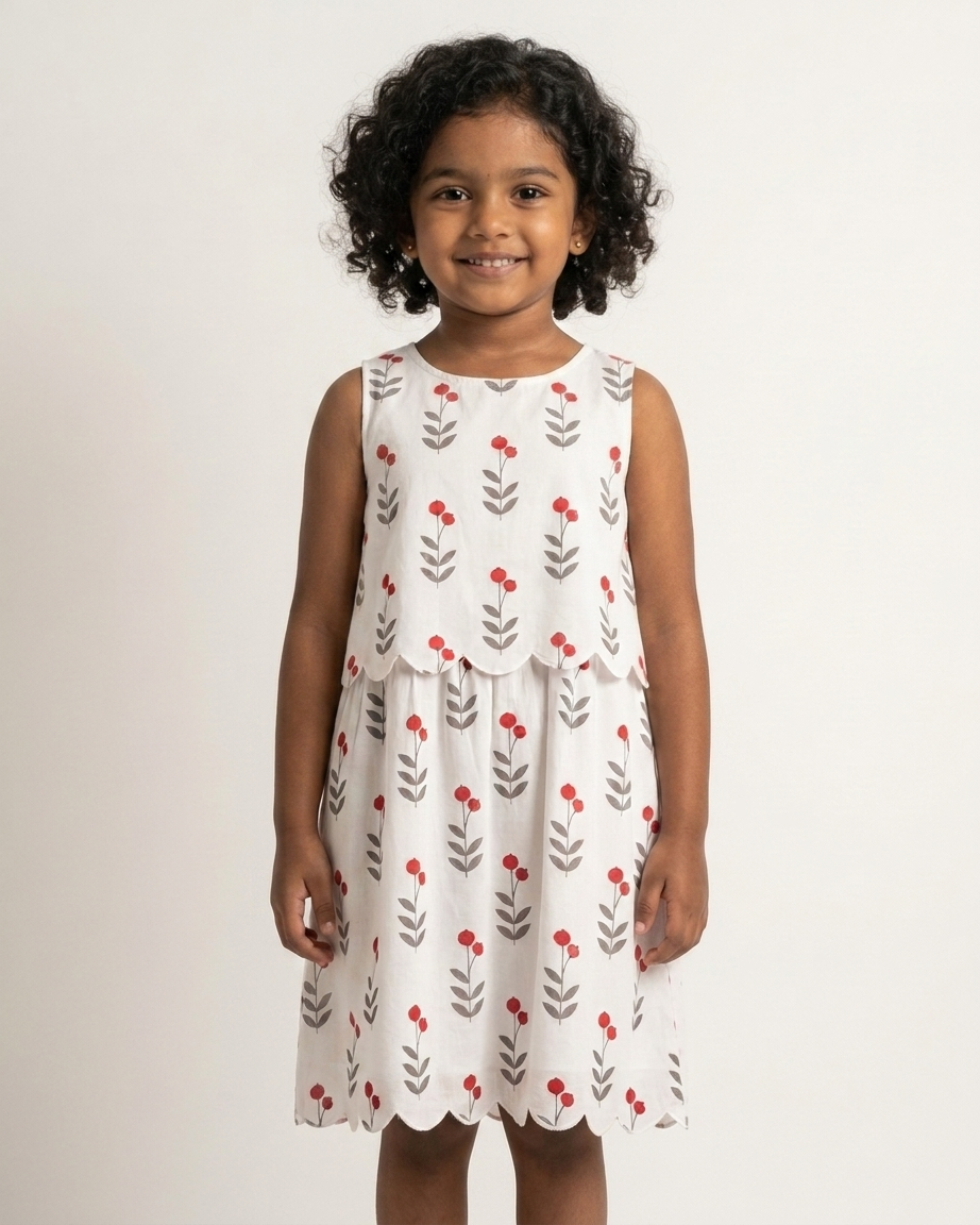 Cherry Cape Dress