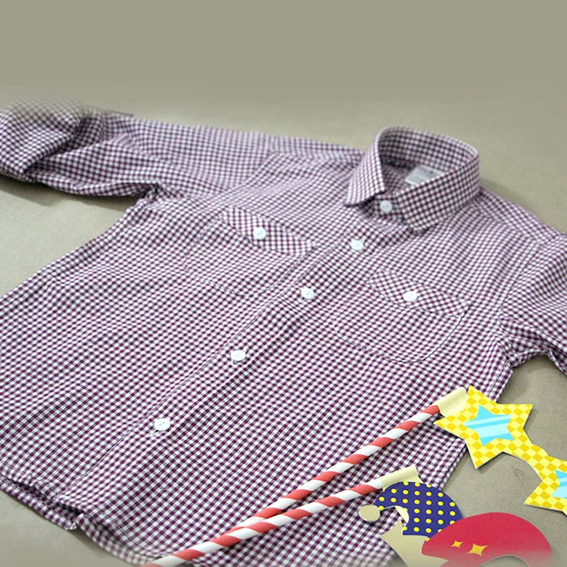 Maroon Checkred Shirt