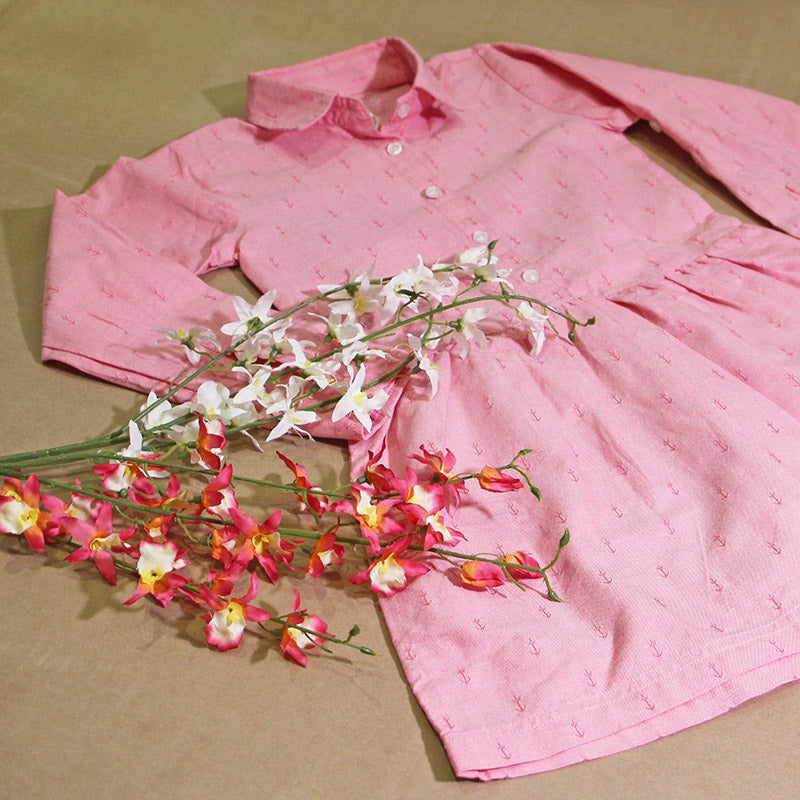 Pink Anchor Dress